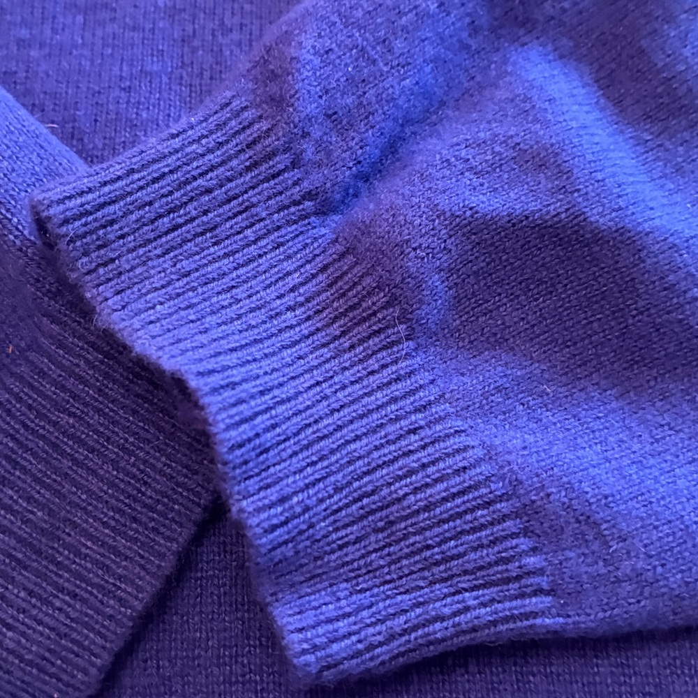 J. Crew Royal Blue Cashmere Sweater - Picture 4 of 4